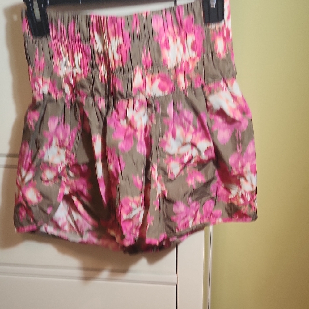 FP Movement by Free People Pink Floral Athletic Shorts